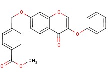methyl 4-{[(4-oxo-3-phenoxy-4H-chromen-7-yl)oxy]methyl}benzoate