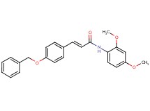 3-[4-(benzyloxy)phenyl]-N-(2,4-dimethoxyphenyl)acrylamide
