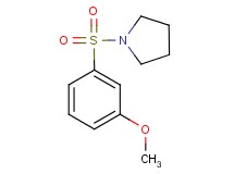 1-[(3-methoxyphenyl)sulfonyl]pyrrolidine