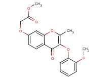 methyl {[3-(2-methoxyphenoxy)-2-methyl-4-oxo-4H-chromen-7-yl]oxy}acetate