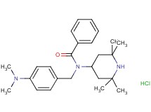 N-[4-(dimethylamino)benzyl]-N-(2,2,6,6-tetramethyl-4-piperidinyl)benzamide hydrochloride