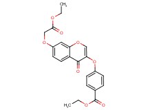 ethyl 4-{[7-(2-ethoxy-2-oxoethoxy)-4-oxo-4H-chromen-3-yl]oxy}benzoate