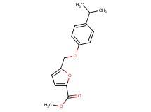 methyl 5-[(4-isopropylphenoxy)methyl]-2-furoate