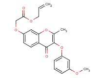 allyl {[3-(3-methoxyphenoxy)-2-methyl-4-oxo-4H-chromen-7-yl]oxy}acetate