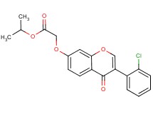 isopropyl {[3-(2-chlorophenyl)-4-oxo-4H-chromen-7-yl]oxy}acetate