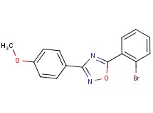 5-(2-bromophenyl)-3-(4-methoxyphenyl)-1,2,4-oxadiazole