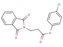 4-chlorophenyl 3-(1,3-dioxo-1,3-dihydro-2H-isoindol-2-yl)propanoate