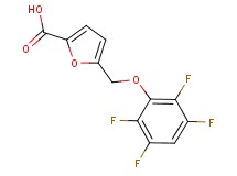 5-[(2,3,5,6-tetrafluorophenoxy)methyl]-2-furoic acid