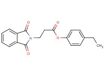 4-ethylphenyl 3-(1,3-dioxo-1,3-dihydro-2H-isoindol-2-yl)propanoate