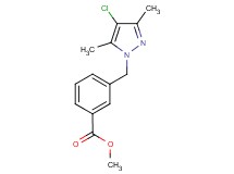 methyl 3-[(4-chloro-3,5-dimethyl-1H-pyrazol-1-yl)methyl]benzoate