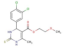 2-methoxyethyl 4-(3,4-dichlorophenyl)-6-methyl-2-thioxo-1,2,3,4-tetrahydro-5-pyrimidinecarboxylate