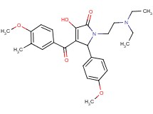 1-[2-(diethylamino)ethyl]-3-hydroxy-4-(4-methoxy-3-methylbenzoyl)-5-(4-methoxyphenyl)-1,5-dihydro-2H-pyrrol-2-one