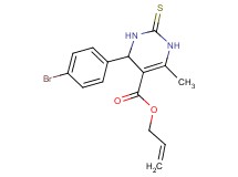 allyl 4-(4-bromophenyl)-6-methyl-2-thioxo-1,2,3,4-tetrahydro-5-pyrimidinecarboxylate