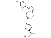 methyl 4-[({[5-(2,4-dichlorophenyl)-4-ethyl-4H-1,2,4-triazol-3-yl]thio}acetyl)amino]benzoate
