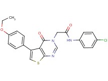 N-(4-chlorophenyl)-2-[5-(4-ethoxyphenyl)-4-oxothieno[2,3-d]pyrimidin-3(4H)-yl]acetamide