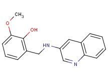 2-methoxy-6-[(3-quinolinylamino)methyl]phenol