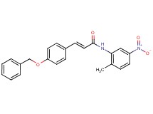 3-[4-(benzyloxy)phenyl]-N-(2-methyl-5-nitrophenyl)acrylamide