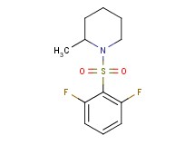 1-[(2,6-difluorophenyl)sulfonyl]-2-methylpiperidine