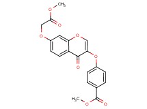 methyl 4-{[7-(2-methoxy-2-oxoethoxy)-4-oxo-4H-chromen-3-yl]oxy}benzoate