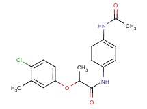N-[4-(acetylamino)phenyl]-2-(4-chloro-3-methylphenoxy)propanamide