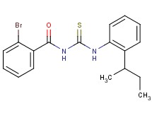 2-bromo-N-{[(2-sec-butylphenyl)amino]carbonothioyl}benzamide