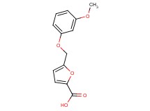 5-[(3-methoxyphenoxy)methyl]-2-furoic acid