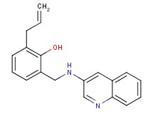 2-allyl-6-[(3-quinolinylamino)methyl]phenol