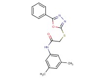 N-(3,5-dimethylphenyl)-2-[(5-phenyl-1,3,4-oxadiazol-2-yl)thio]acetamide