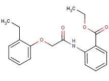 ethyl 2-{[(2-ethylphenoxy)acetyl]amino}benzoate