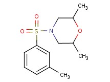 2,6-dimethyl-4-[(3-methylphenyl)sulfonyl]morpholine