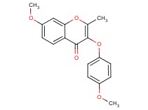 7-methoxy-3-(4-methoxyphenoxy)-2-methyl-4H-chromen-4-one