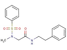 N~2~-methyl-N~1~-(2-phenylethyl)-N~2~-(phenylsulfonyl)glycinamide