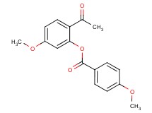 2-acetyl-5-methoxyphenyl 4-methoxybenzoate