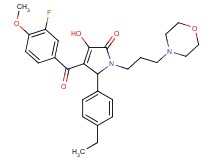 5-(4-ethylphenyl)-4-(3-fluoro-4-methoxybenzoyl)-3-hydroxy-1-[3-(4-morpholinyl)propyl]-1,5-dihydro-2H-pyrrol-2-one