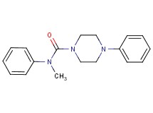 N-methyl-N,4-diphenyl-1-piperazinecarboxamide