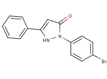 2-(4-bromophenyl)-5-phenyl-1,2-dihydro-3H-pyrazol-3-one