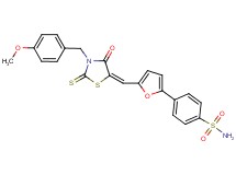4-(5-{[3-(4-methoxybenzyl)-4-oxo-2-thioxo-1,3-thiazolidin-5-ylidene]methyl}-2-furyl)benzenesulfonamide