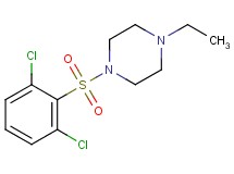 1-[(2,6-dichlorophenyl)sulfonyl]-4-ethylpiperazine