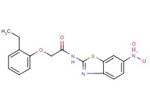 2-(2-ethylphenoxy)-N-(6-nitro-1,3-benzothiazol-2-yl)acetamide