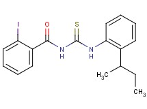 N-{[(2-sec-butylphenyl)amino]carbonothioyl}-2-iodobenzamide