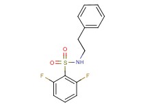 2,6-difluoro-N-(2-phenylethyl)benzenesulfonamide