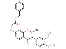 benzyl {[3-(3,4-dimethoxyphenyl)-2-methyl-4-oxo-4H-chromen-7-yl]oxy}acetate