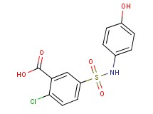 2-chloro-5-{[(4-hydroxyphenyl)amino]sulfonyl}benzoic acid