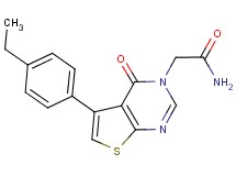 2-[5-(4-ethylphenyl)-4-oxothieno[2,3-d]pyrimidin-3(4H)-yl]acetamide