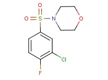 4-[(3-chloro-4-fluorophenyl)sulfonyl]morpholine