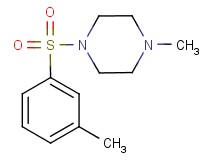 1-methyl-4-[(3-methylphenyl)sulfonyl]piperazine