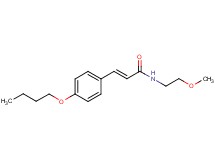 3-(4-butoxyphenyl)-N-(2-methoxyethyl)acrylamide