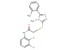 N-(2,3-dichlorophenyl)-2-{[4-methyl-5-(2-methylphenyl)-4H-1,2,4-triazol-3-yl]thio}acetamide