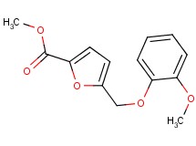 methyl 5-[(2-methoxyphenoxy)methyl]-2-furoate