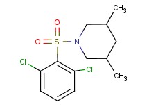 1-[(2,6-dichlorophenyl)sulfonyl]-3,5-dimethylpiperidine